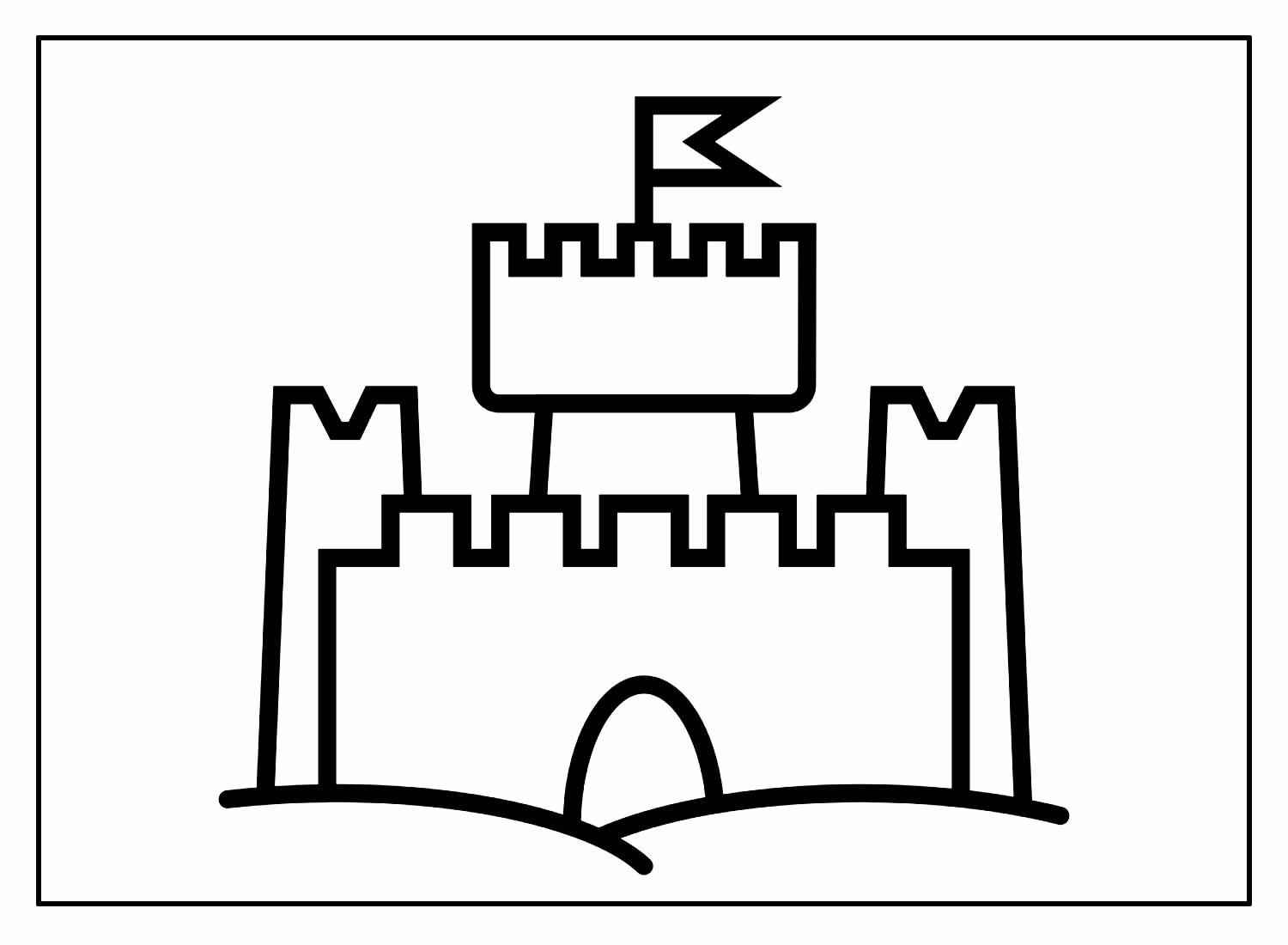 Burgen Ausmalbilder 081