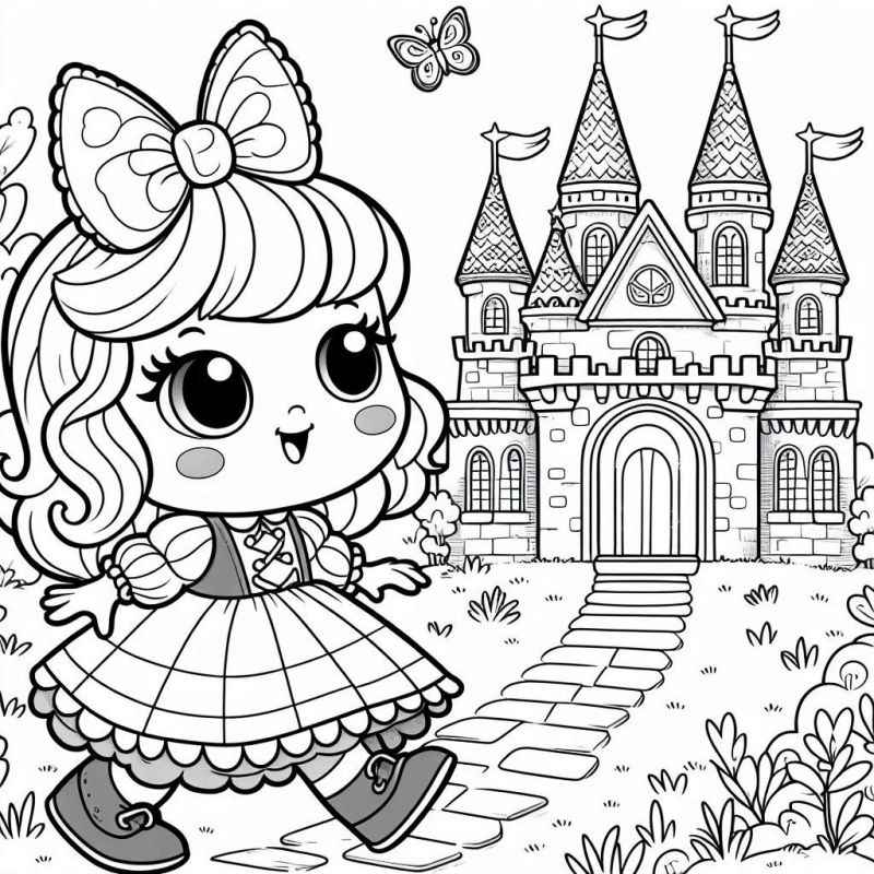 Burgen Ausmalbilder 309