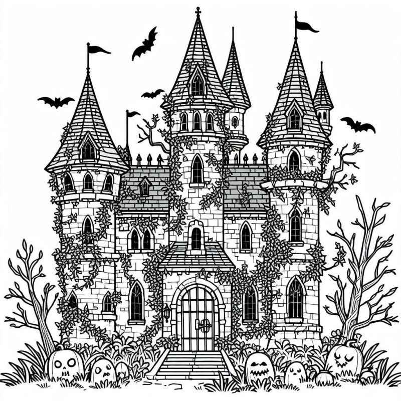 Burgen Ausmalbilder 380