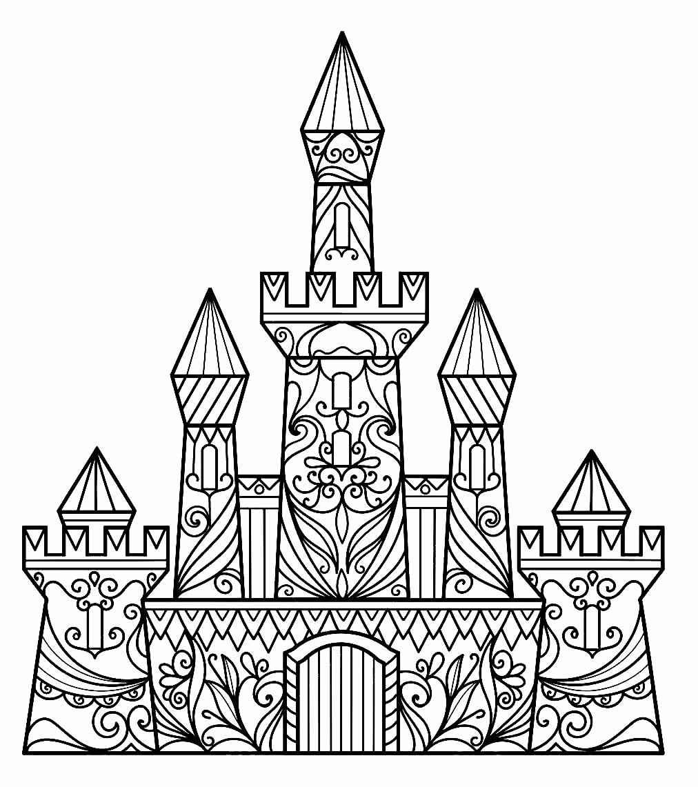 Burgen Ausmalbilder 519