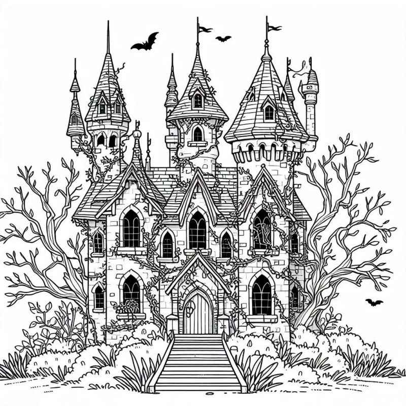 Burgen Ausmalbilder 624