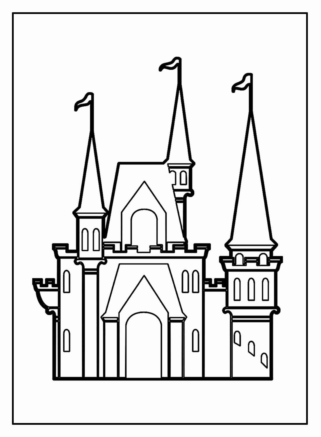 Burgen Ausmalbilder 683