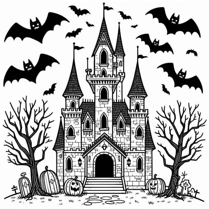 Burgen Ausmalbilder 838