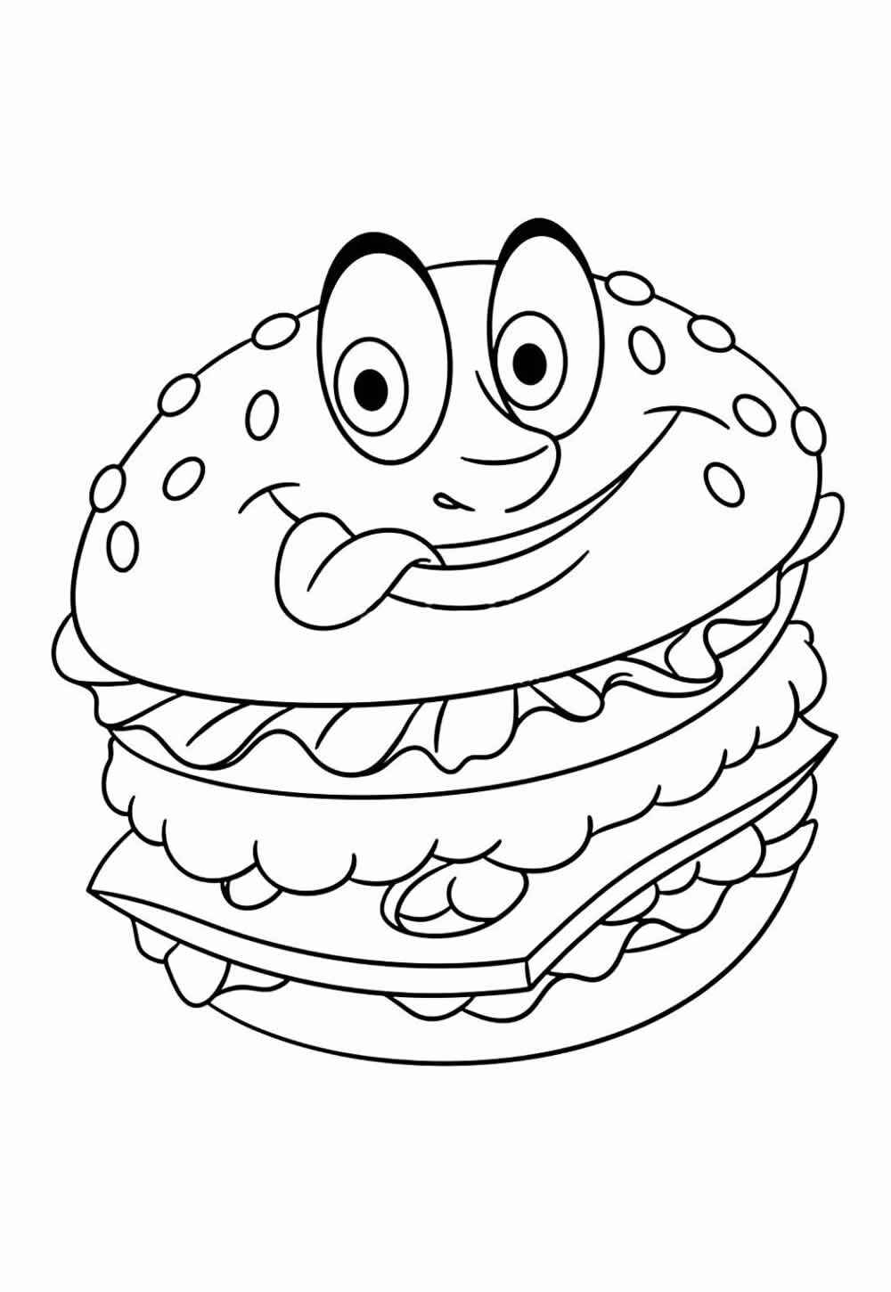 Burger Ausmalbilder 252
