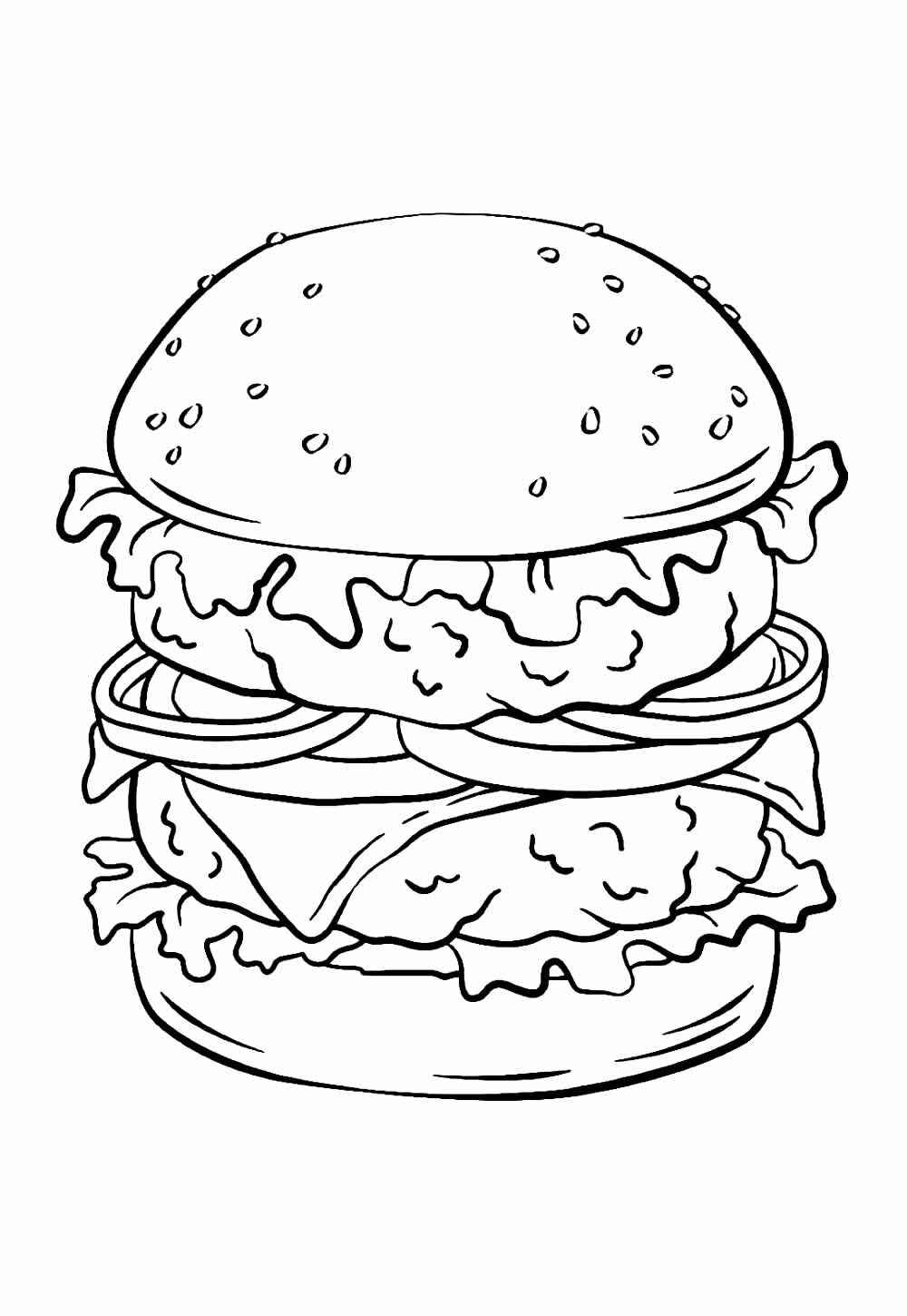 Burger Ausmalbilder 379