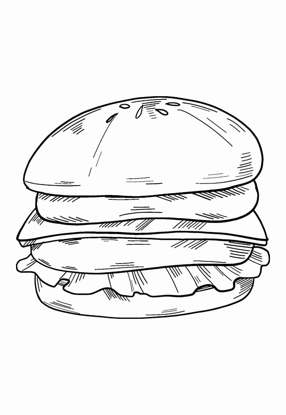 Burger Ausmalbilder 624