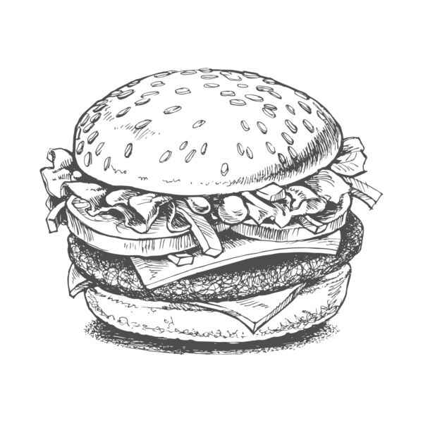 Burger Ausmalbilder 851