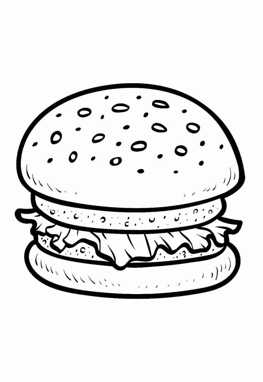 Burger Ausmalbilder 937