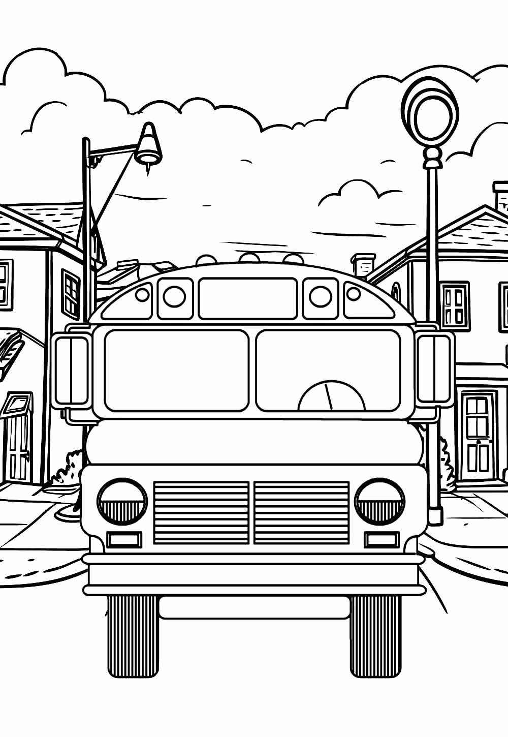 Bus Ausmalbilder 142