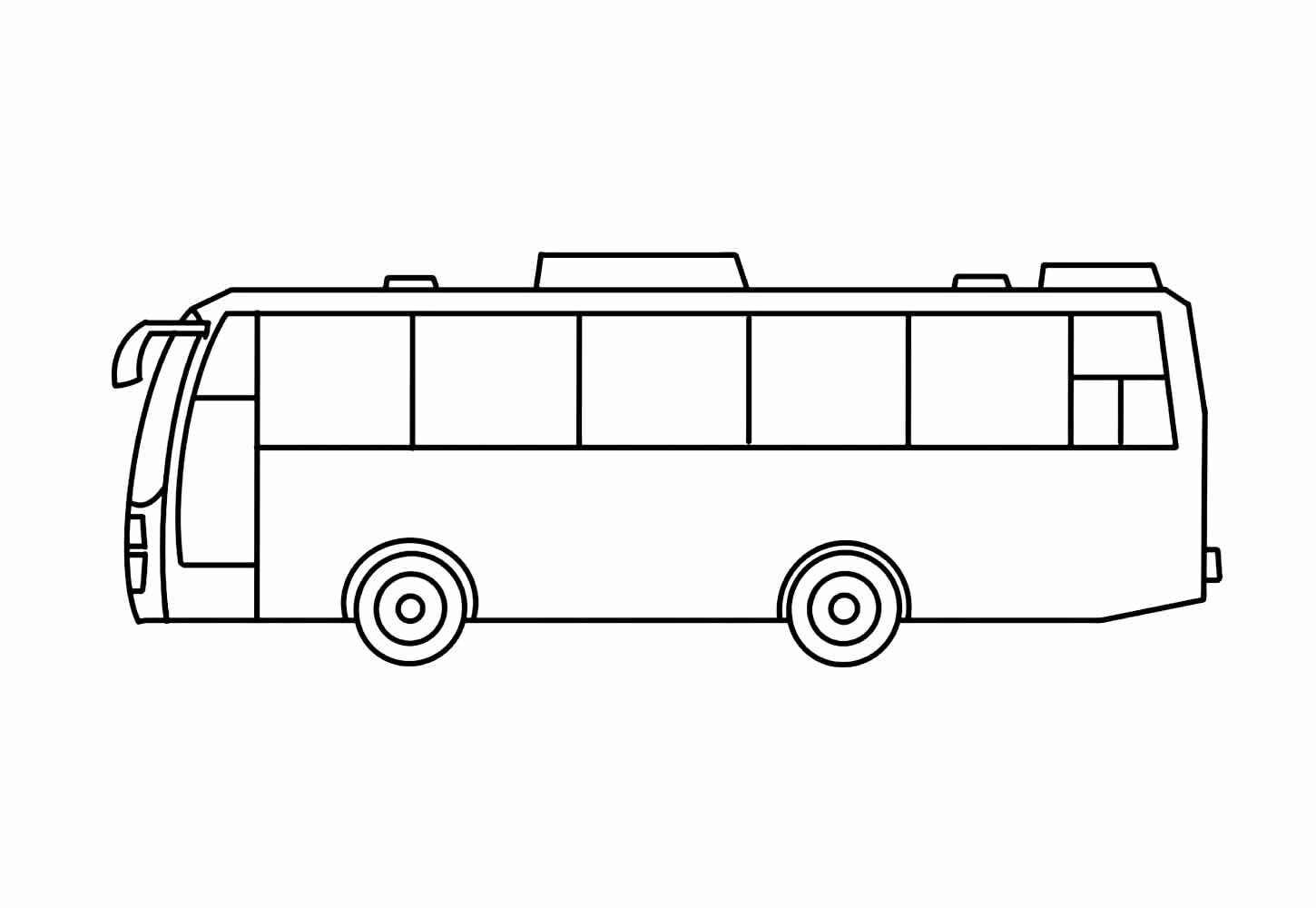 Bus Ausmalbilder 371