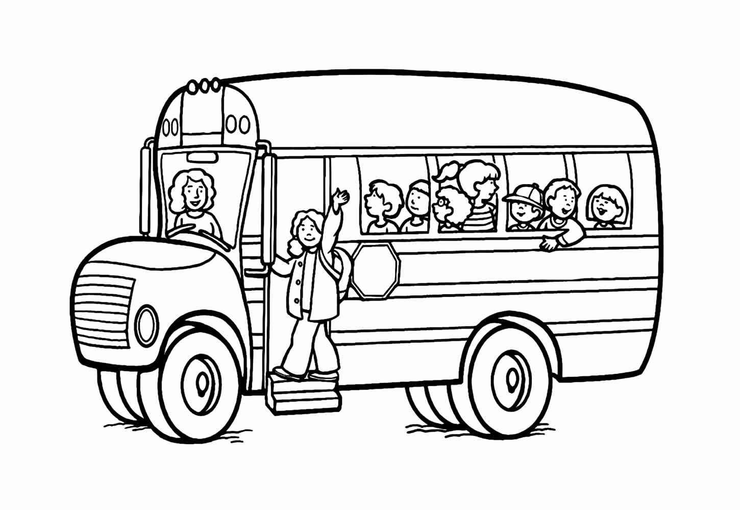 Bus Ausmalbilder 375