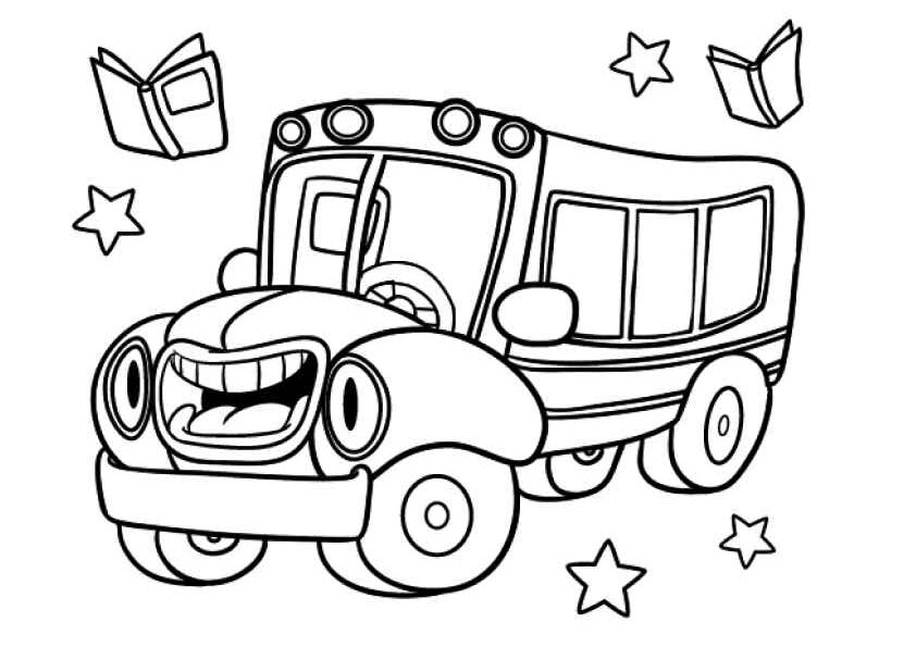 Bus Ausmalbilder 400