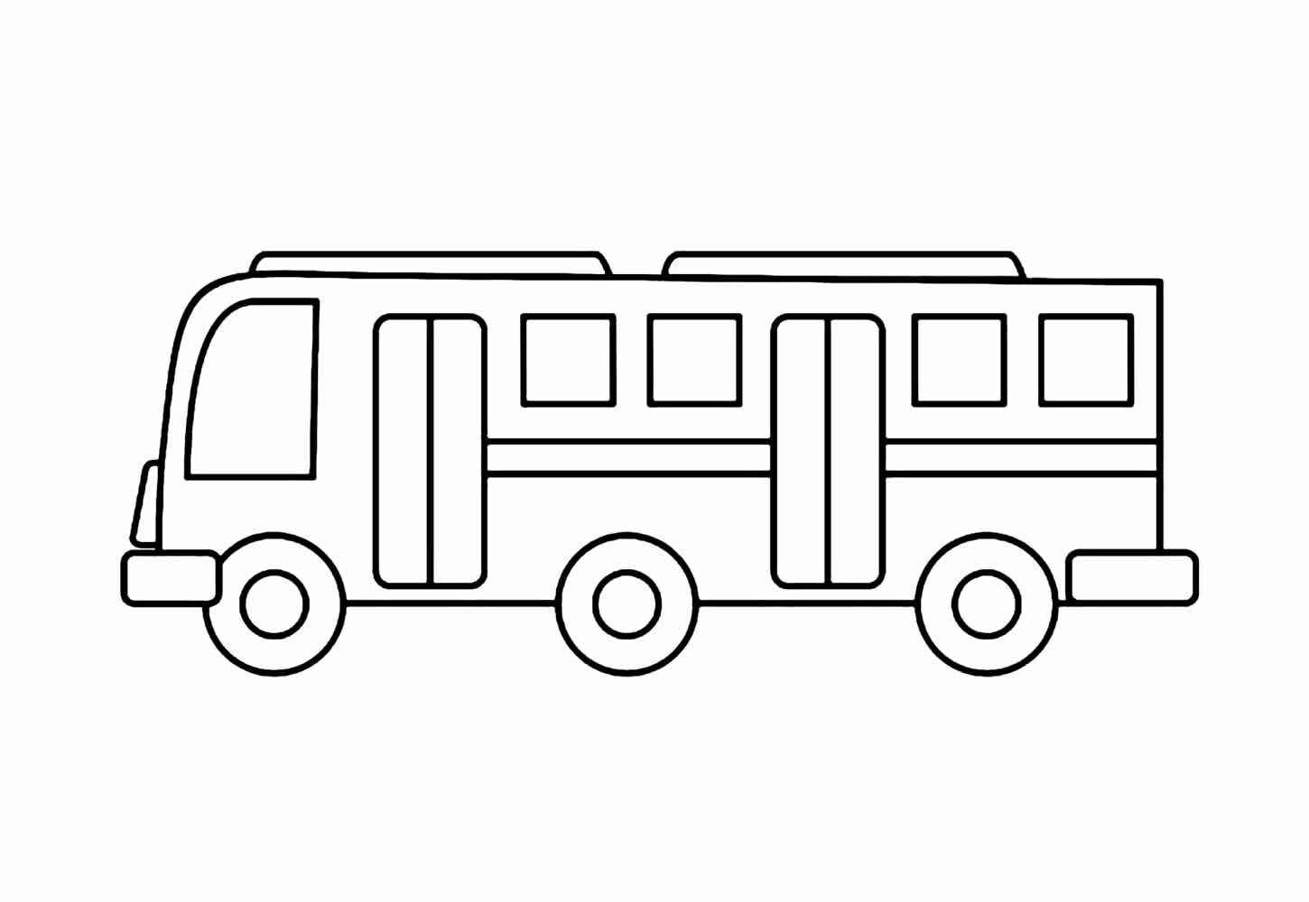 Bus Ausmalbilder 439