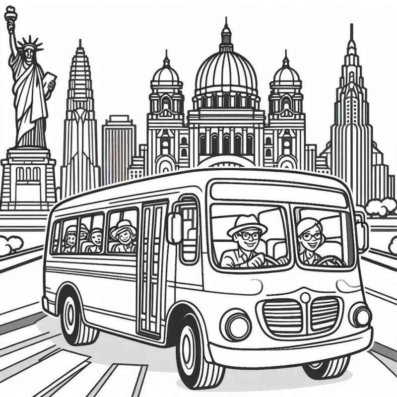 Bus Ausmalbilder 721