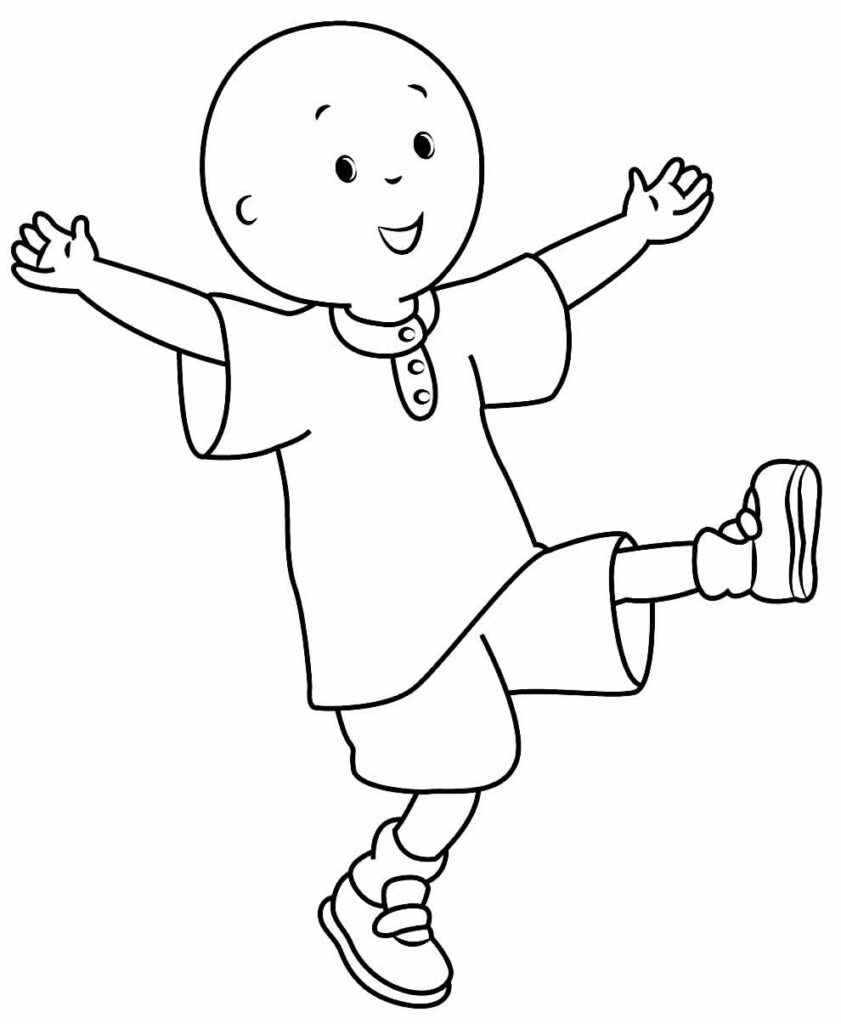 Caillou Ausmalbilder 000