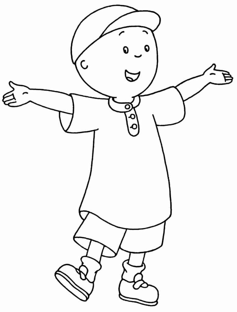 Caillou Ausmalbilder 519