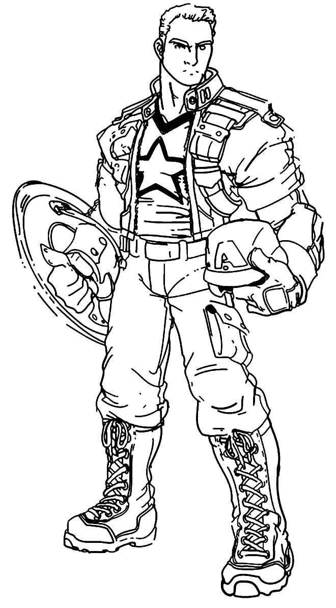 Captain America Ausmalbilder 079