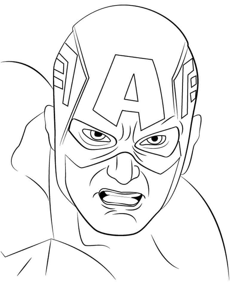 Captain America Ausmalbilder 182