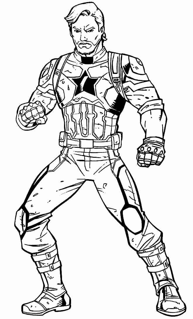 Captain America Ausmalbilder 189
