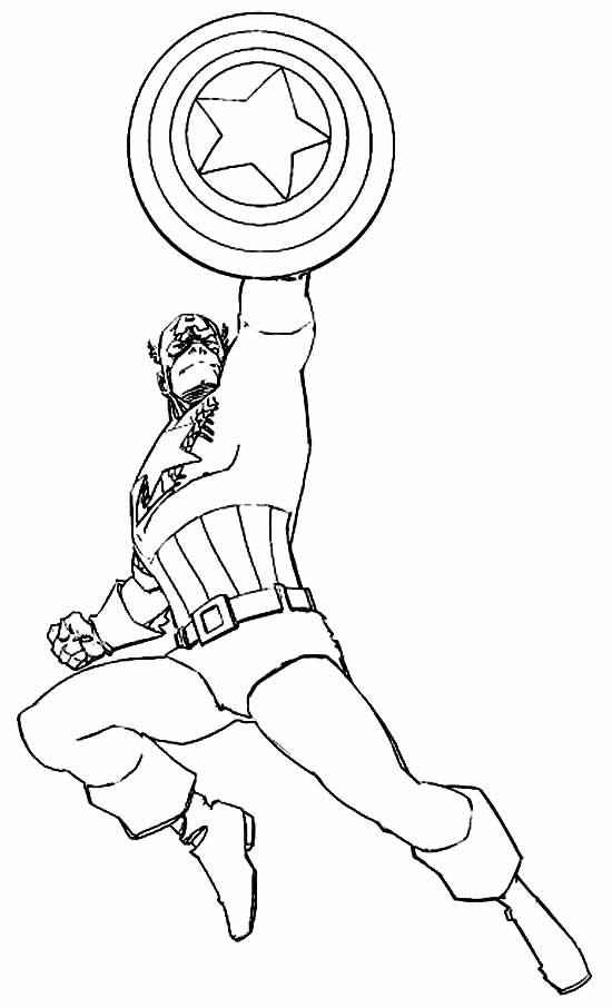 Captain America Ausmalbilder 208