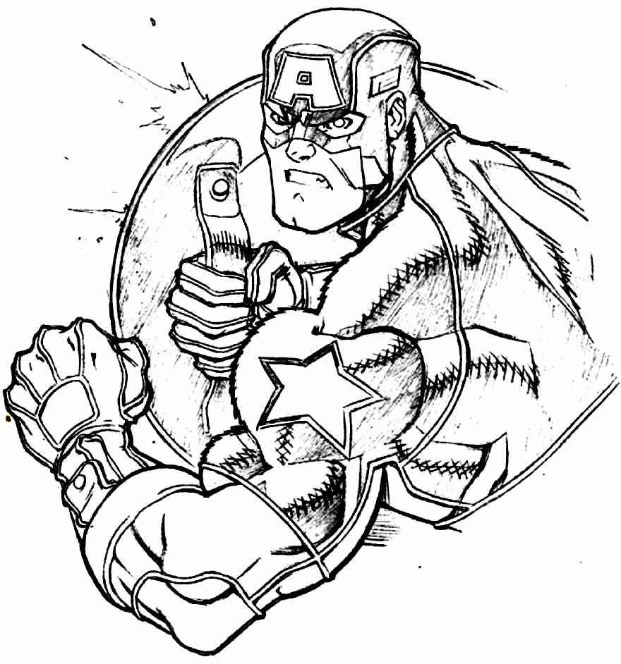 Captain America Ausmalbilder 227