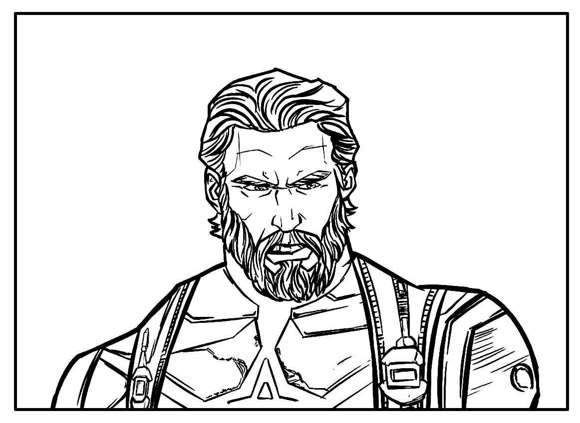 Captain America Ausmalbilder 259