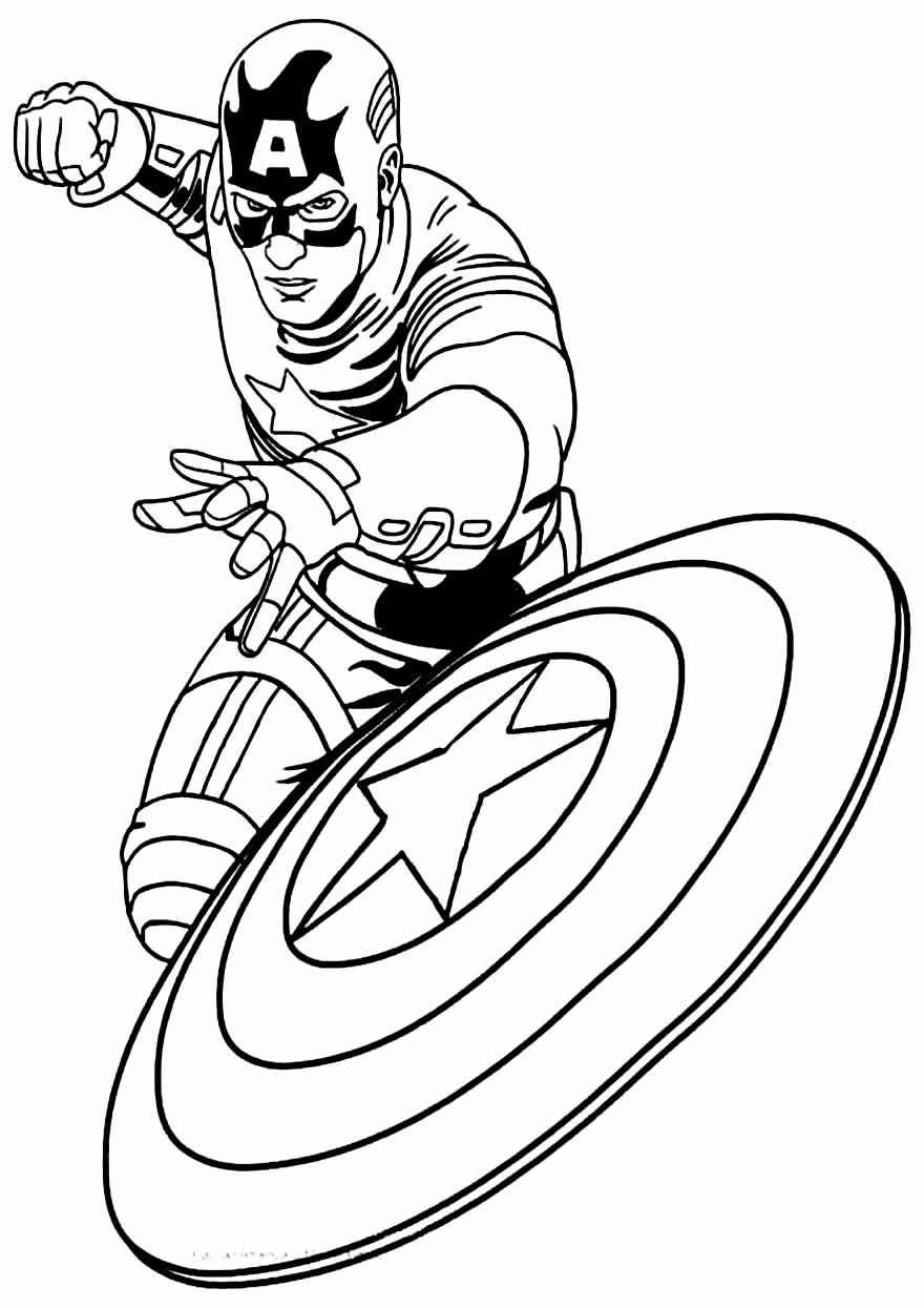 Captain America Ausmalbilder 343