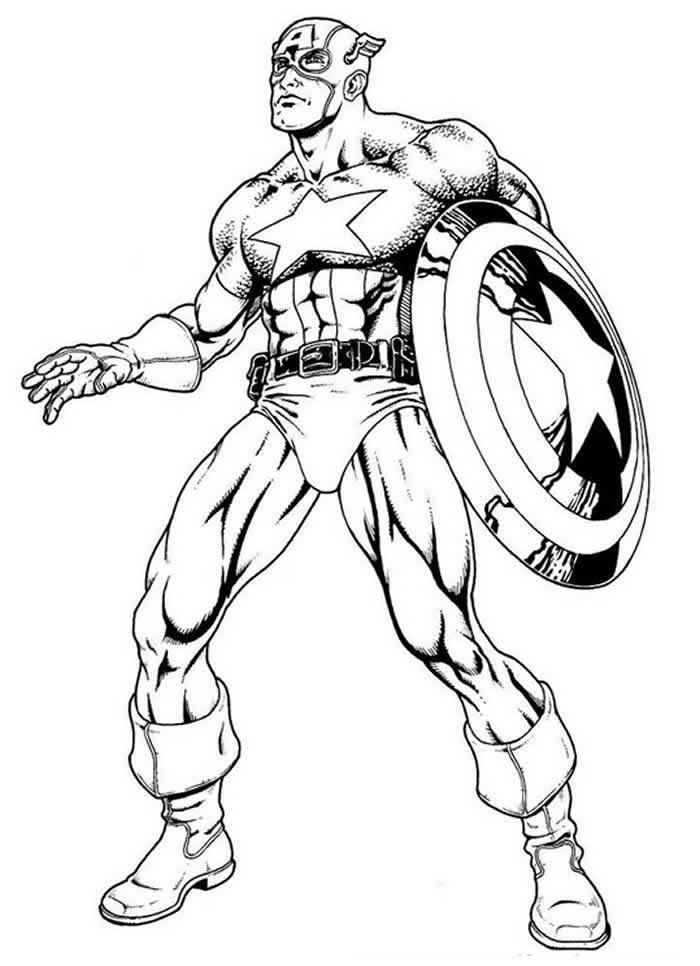 Captain America Ausmalbilder 415