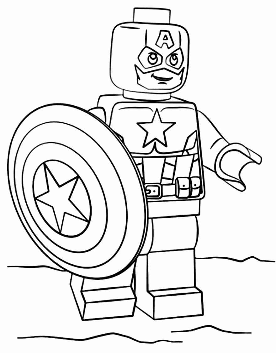Captain America Ausmalbilder 666