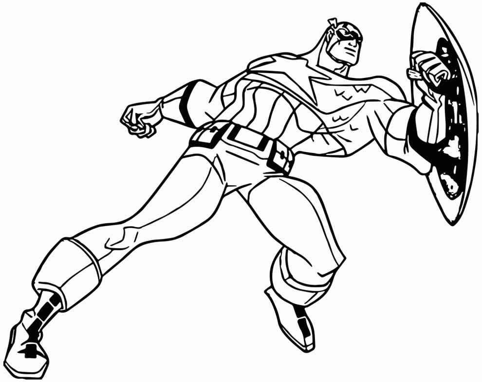 Captain America Ausmalbilder 754