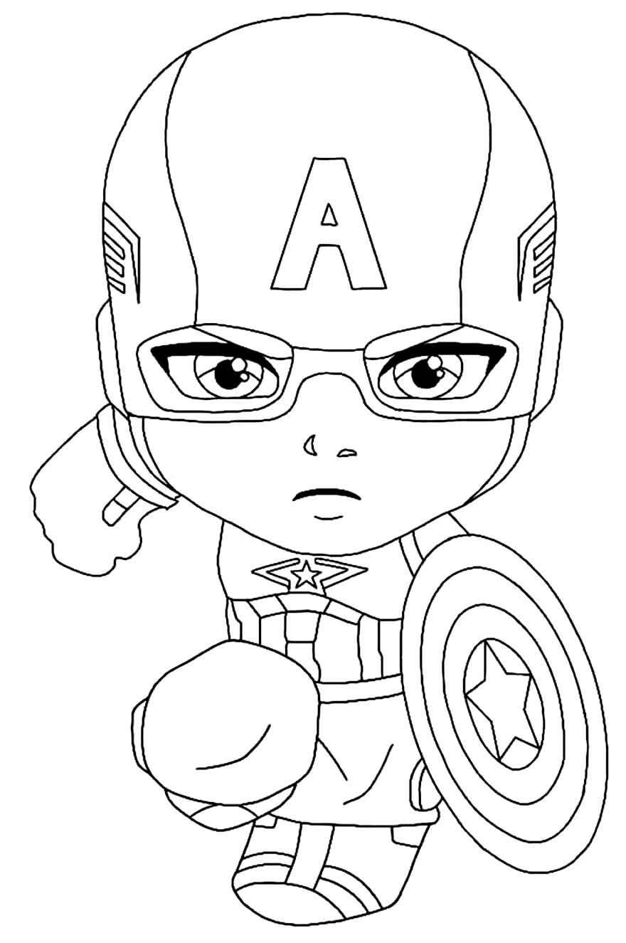 Captain America Ausmalbilder 869