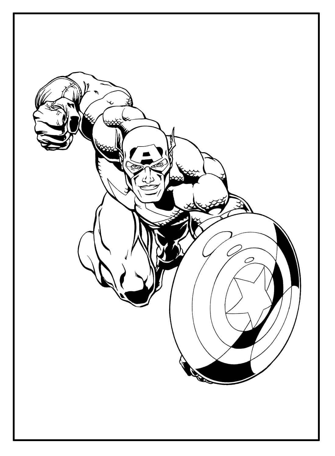 Captain America Ausmalbilder 952