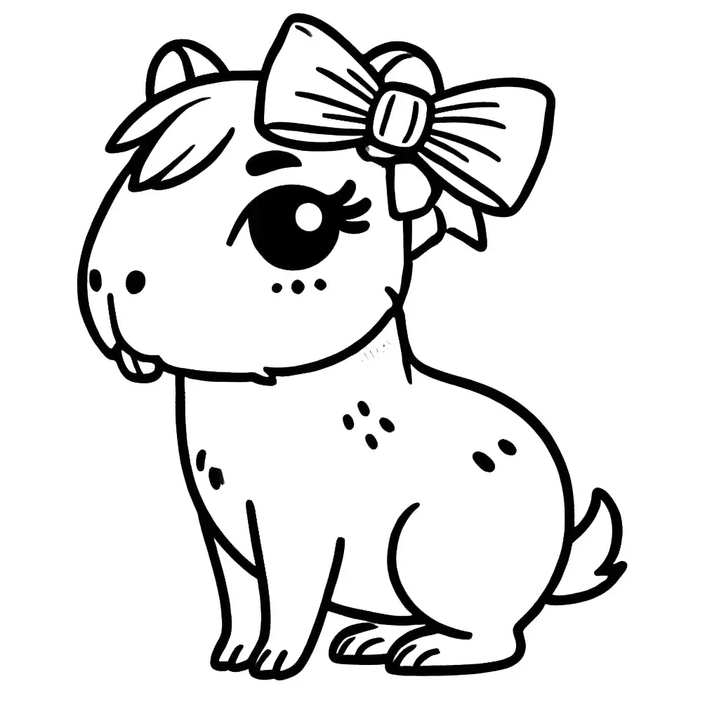 Capybara Ausmalbilder 161