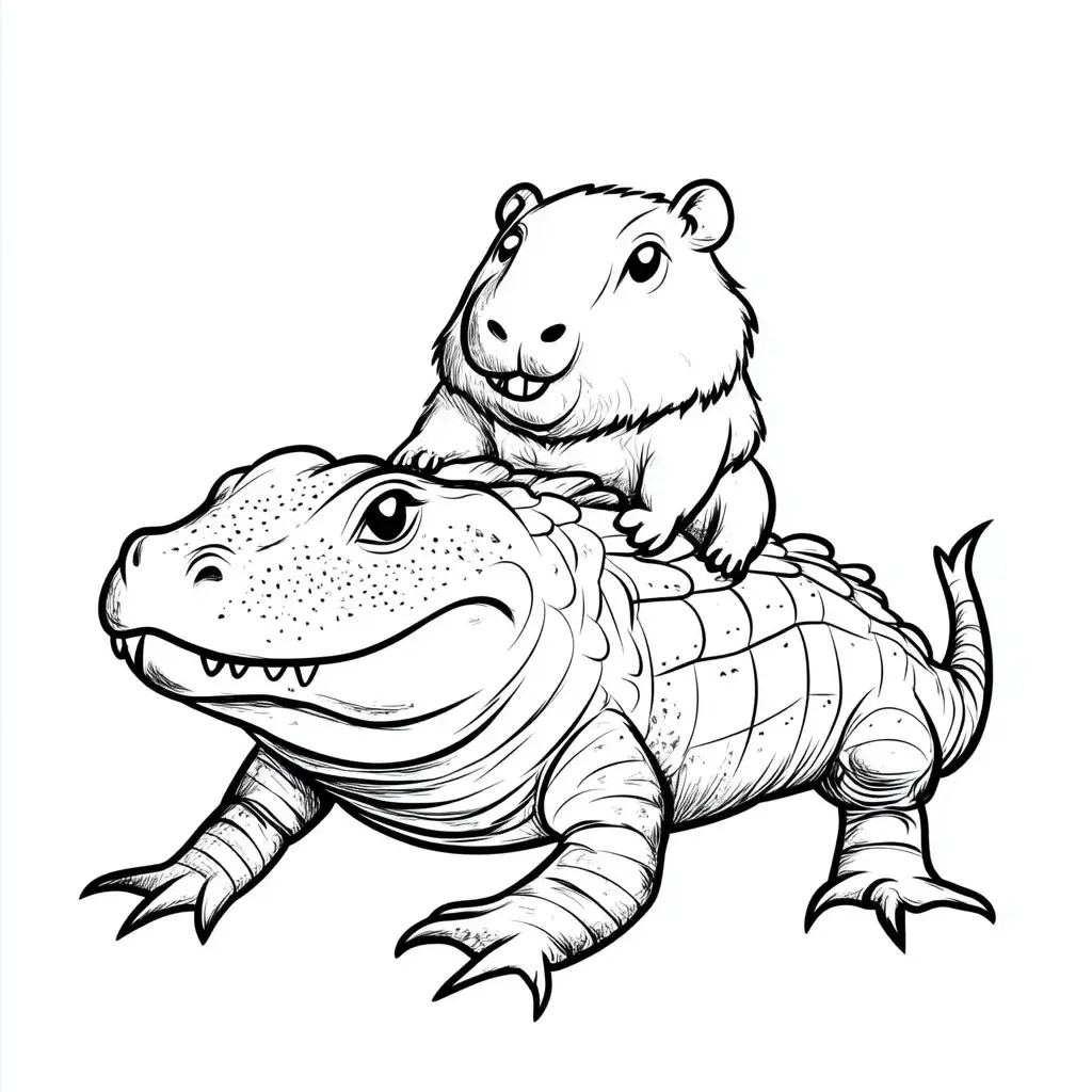 Capybara Ausmalbilder 266