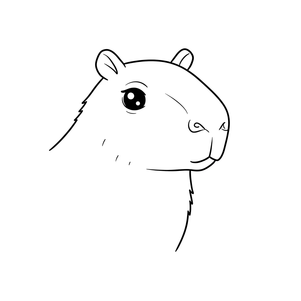 Capybara Ausmalbilder 717