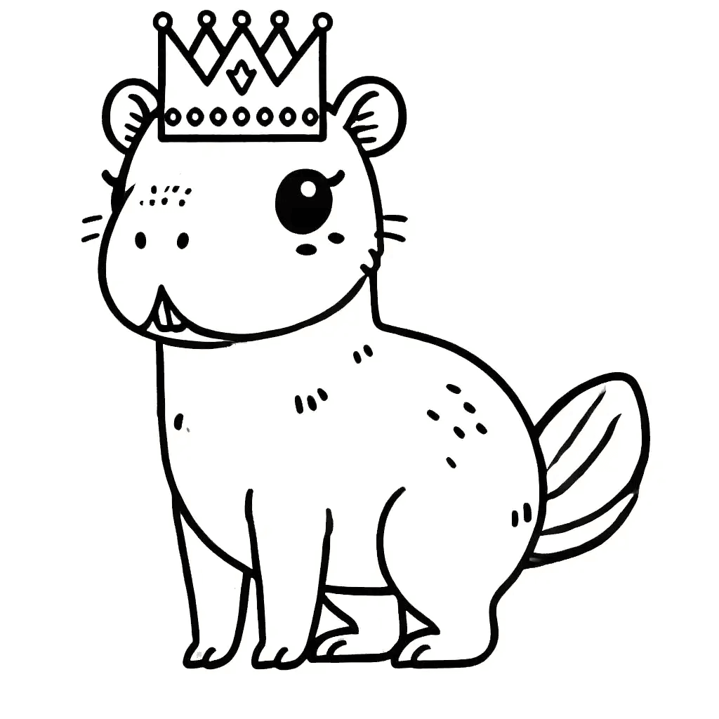 Capybara Ausmalbilder 967