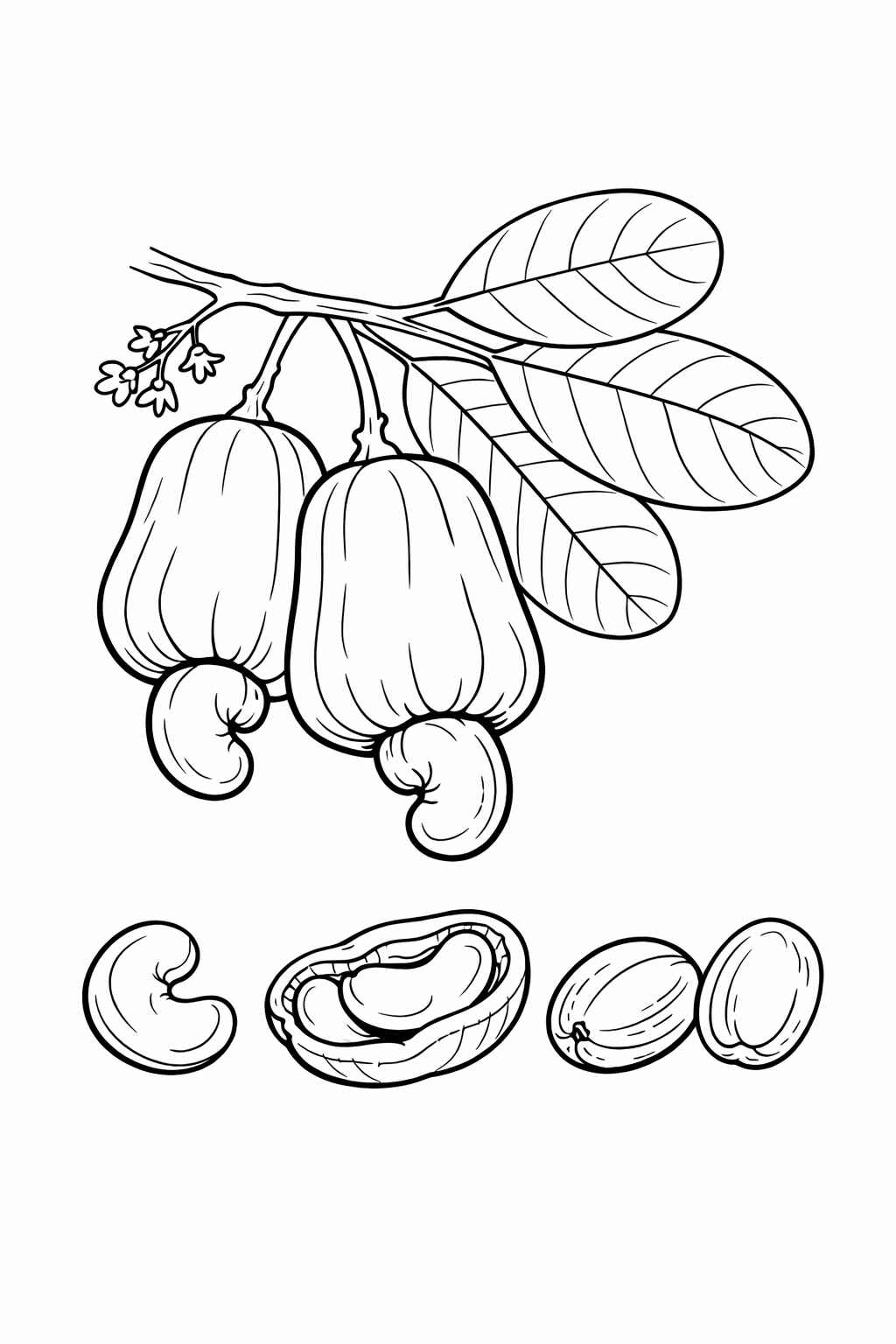 Cashew Ausmalbilder 222
