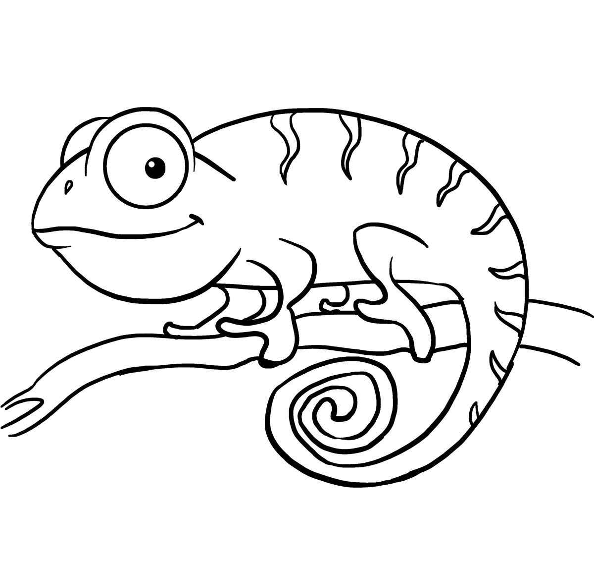 Chamäleon Ausmalbilder 166