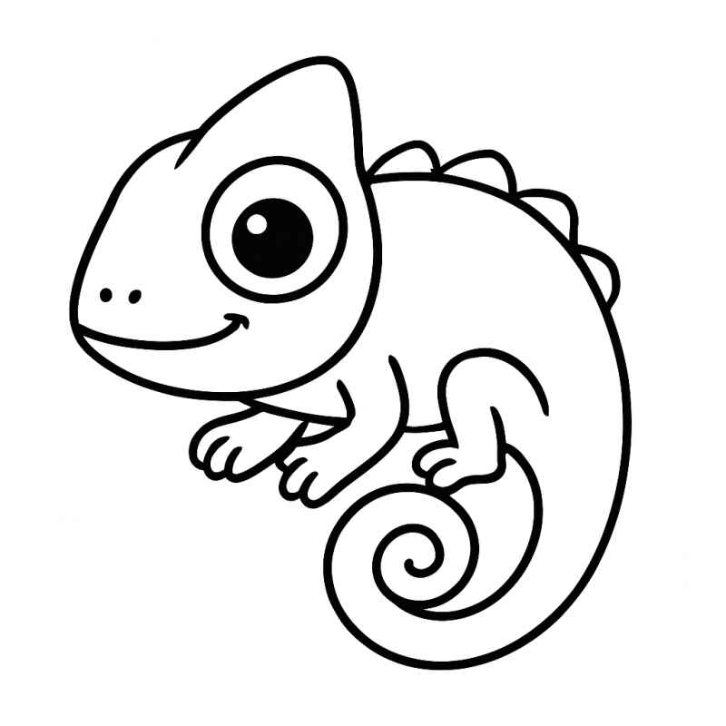 Chamäleon Ausmalbilder 527