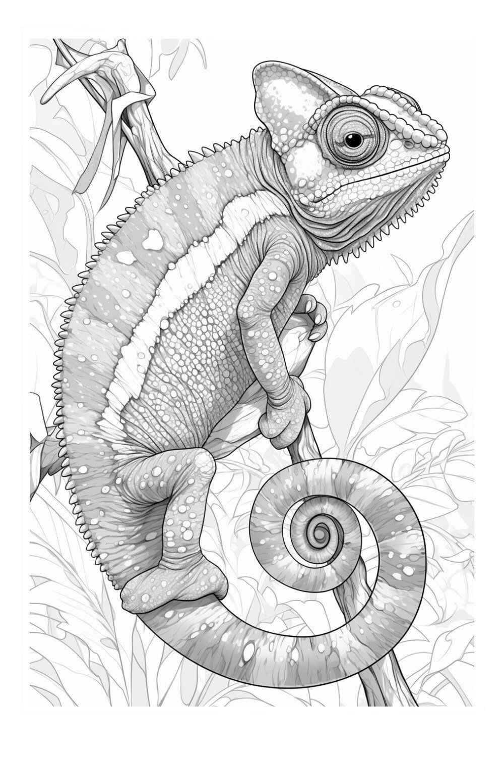 Chamäleon Ausmalbilder 889