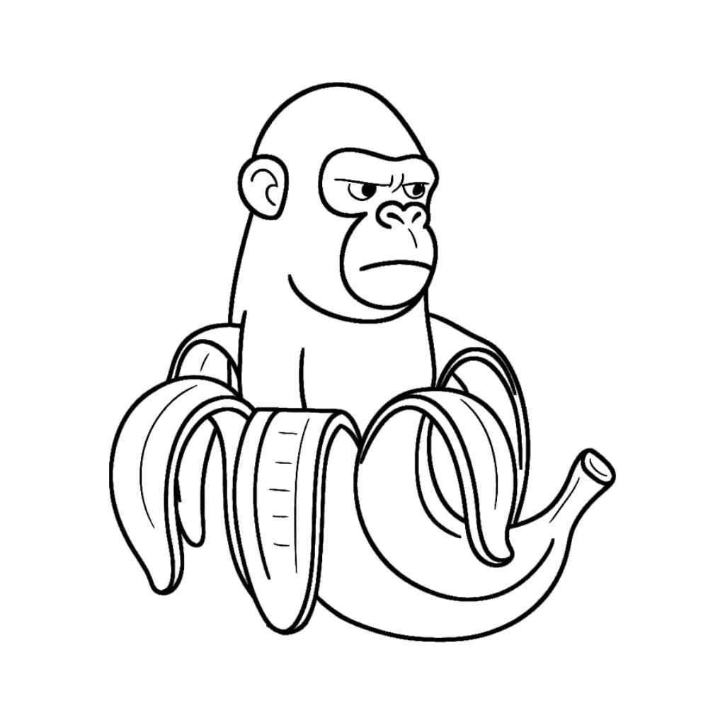 Chimpanzini Bananini Ausmalbilder 354