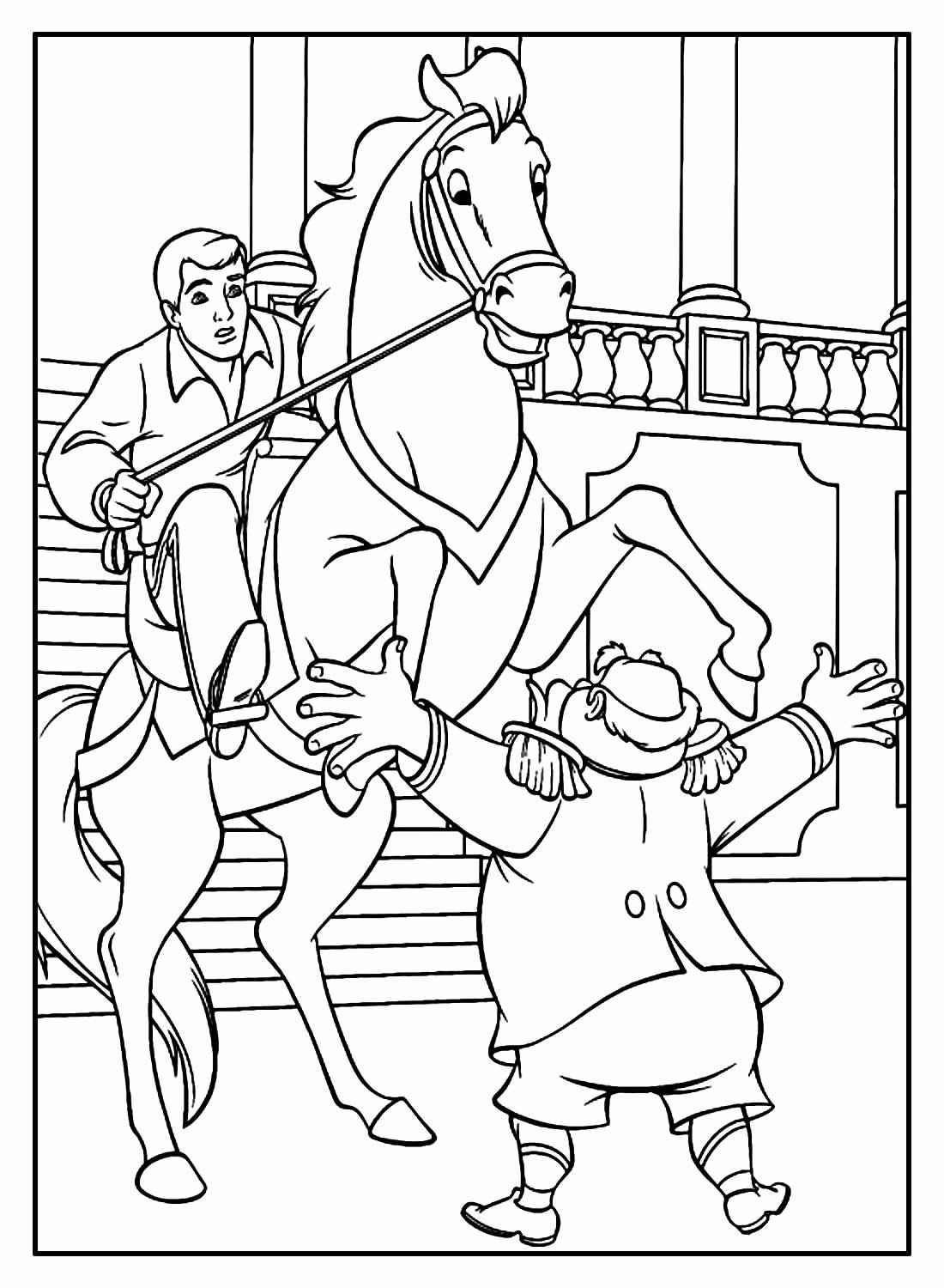 Cinderella Ausmalbilder 095