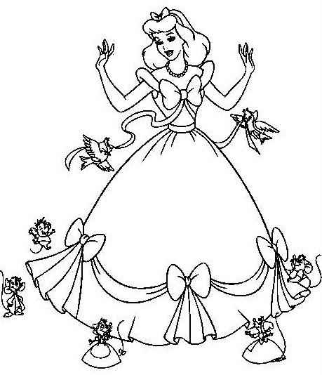 Cinderella Ausmalbilder 271