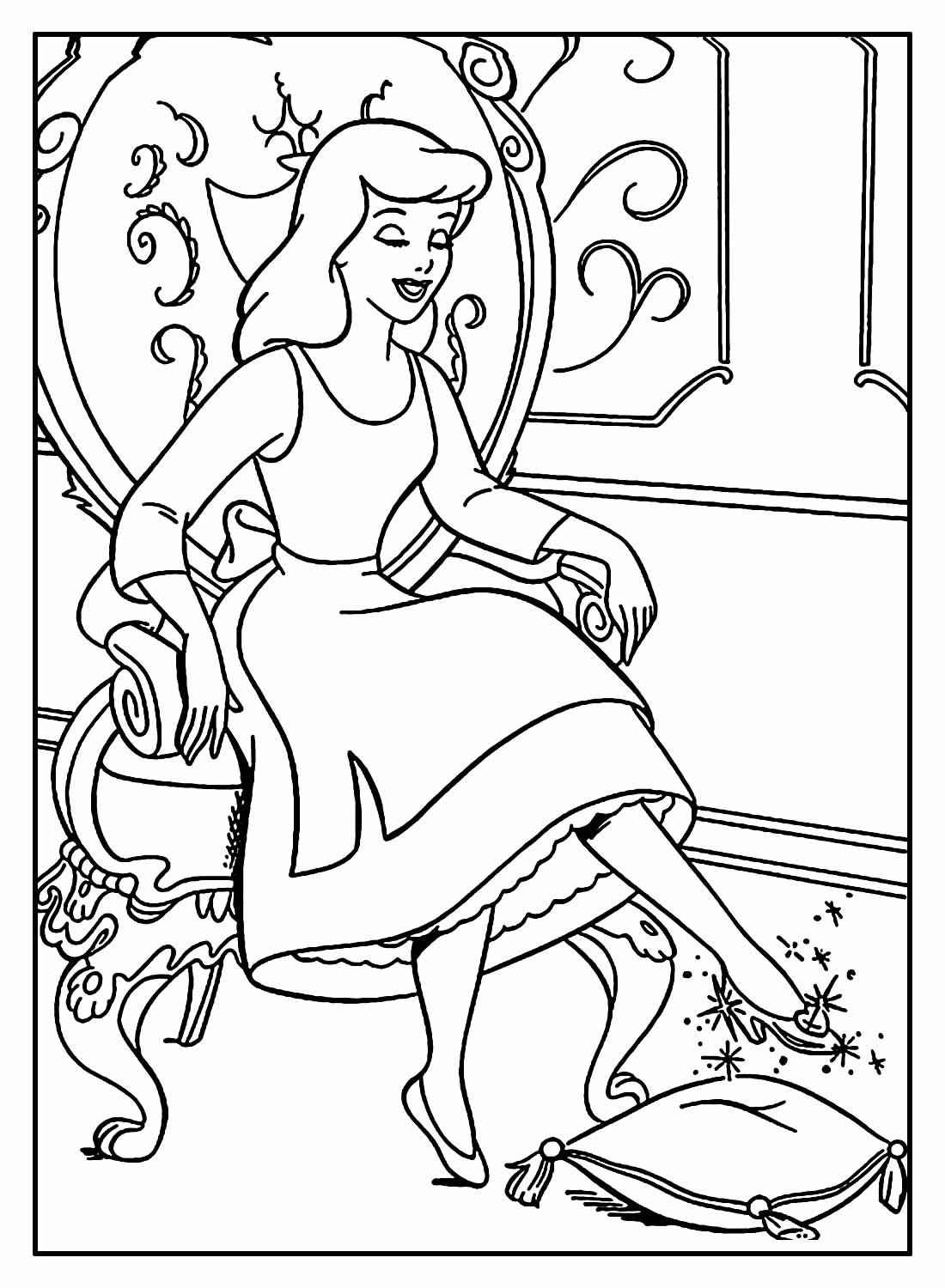 Cinderella Ausmalbilder 283