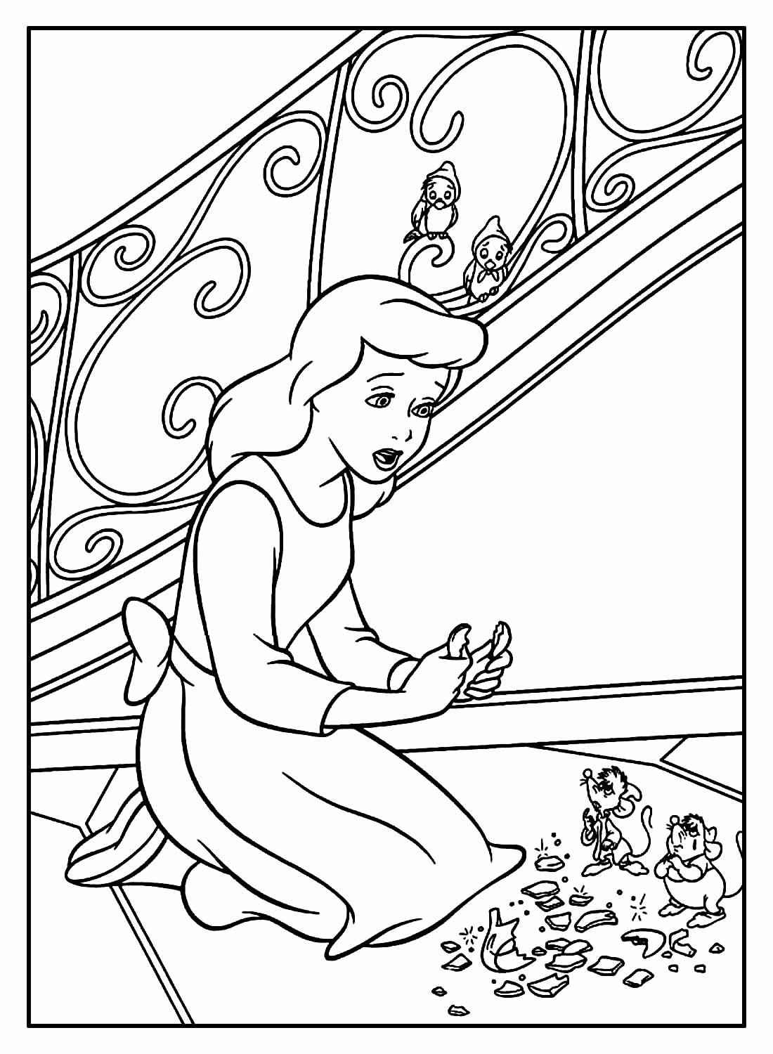 Cinderella Ausmalbilder 463