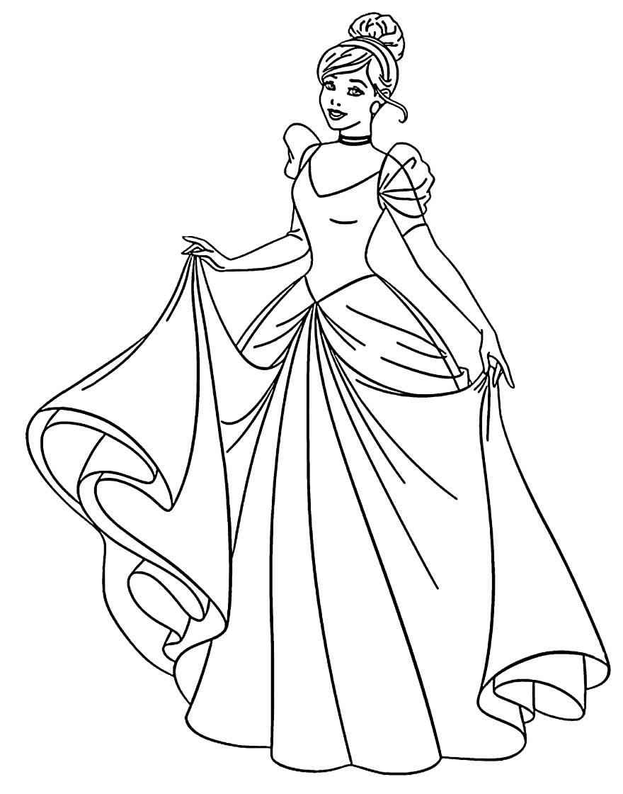 Cinderella Ausmalbilder 618