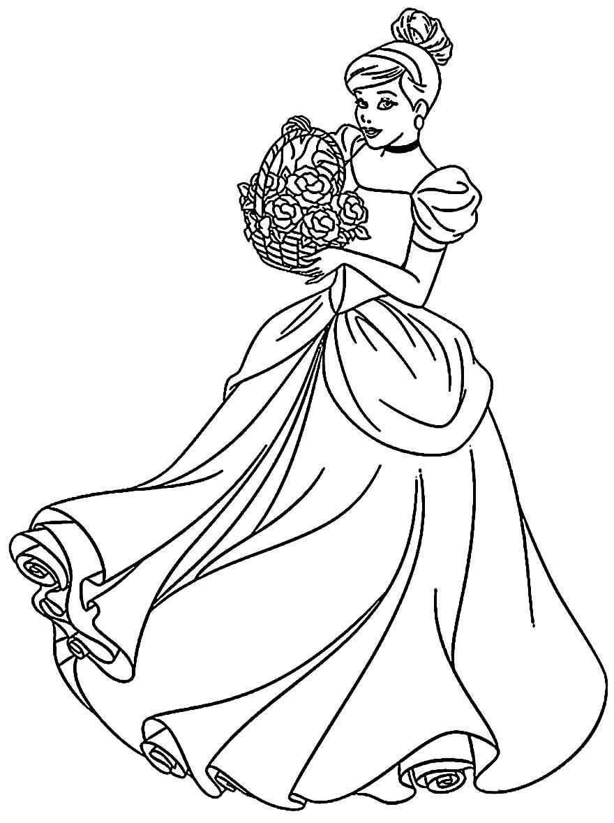 Cinderella Ausmalbilder 730