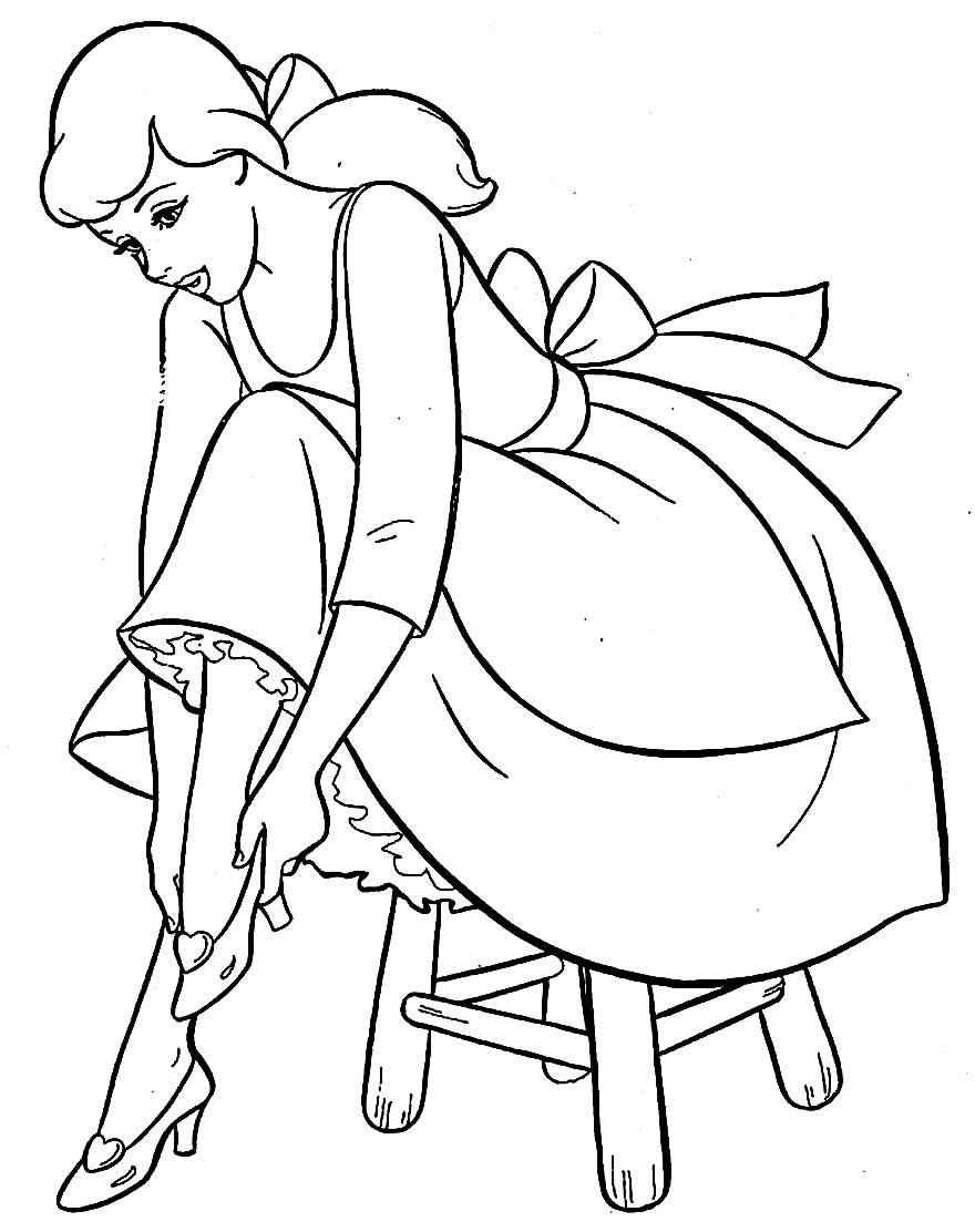 Cinderella Ausmalbilder 780