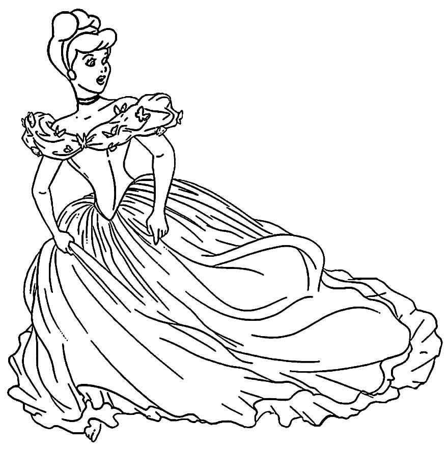 Cinderella Ausmalbilder 913