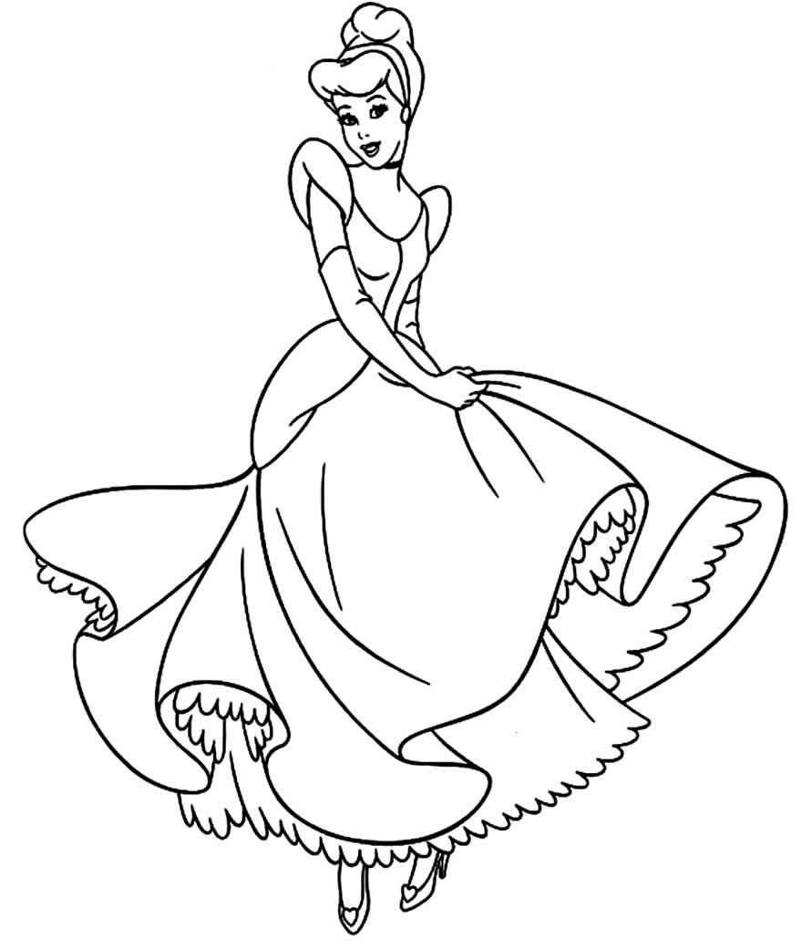 Cinderella Ausmalbilder 980